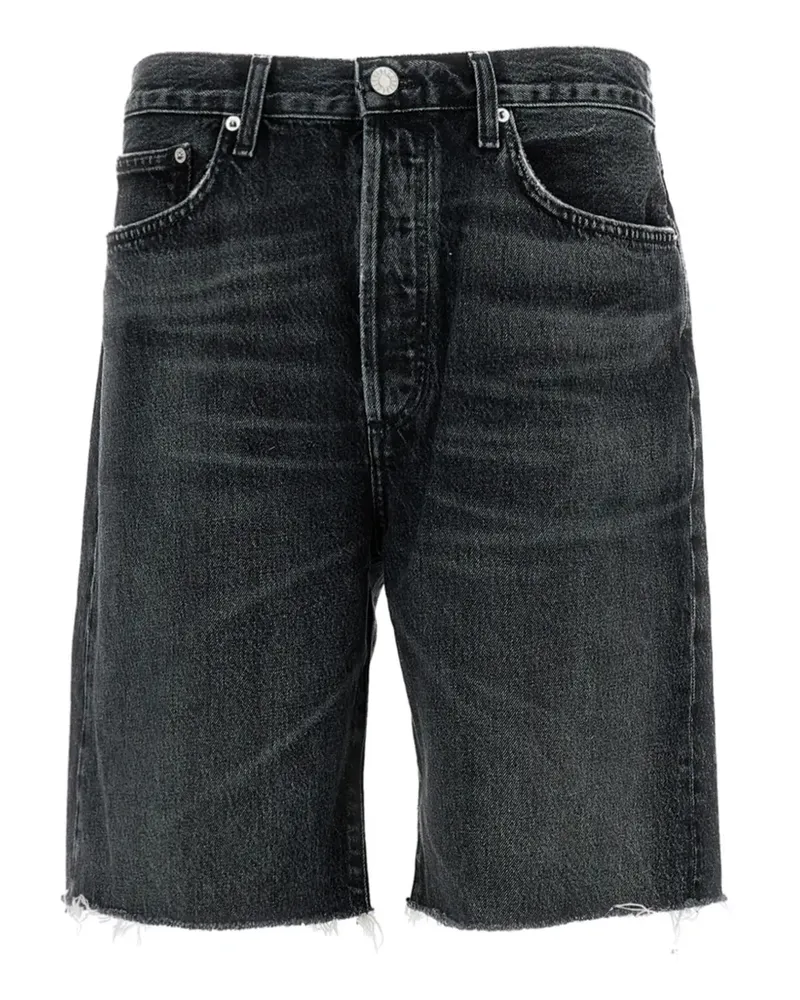 AGOLDE Anson buttoned shorts - Schwarz Schwarz