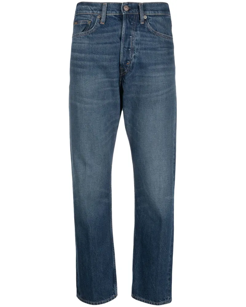 Ralph Lauren Cropped-Jeans mit hohem Bund - Blau Blau