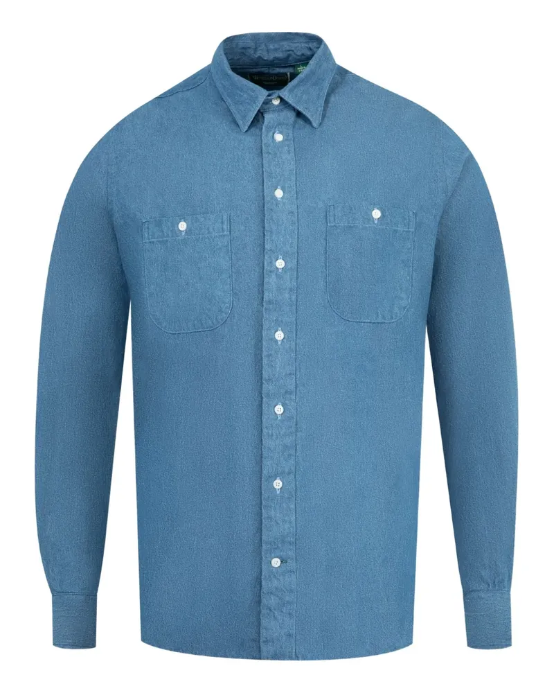 Gitman Vintage Klassisches Hemd - Blau Blau