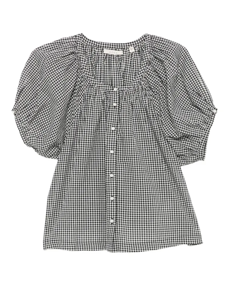 DÔEN June Bluse - Schwarz Schwarz