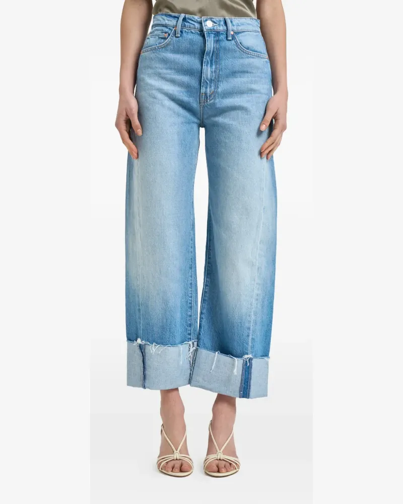 Mother turn-up cuff jeans - Blau Blau