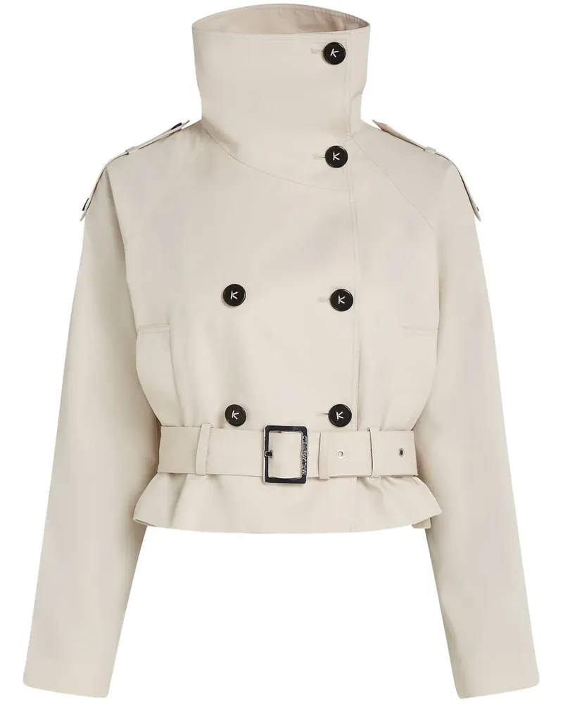 Karl Lagerfeld Cropped-Bomberjacke - Nude Nude