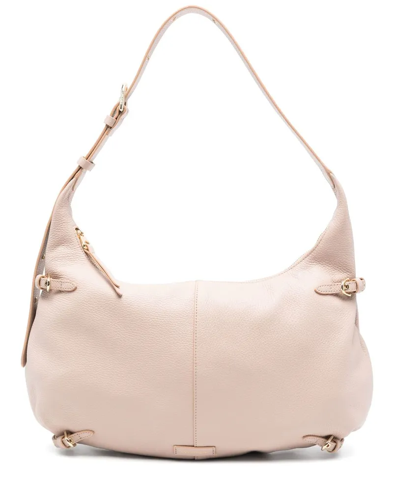 Coccinelle Große Abigail Schultertasche - Nude Nude