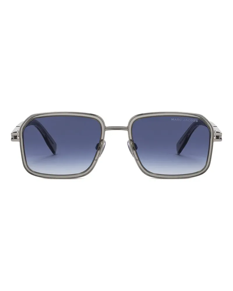 Marc Jacobs Sonnenbrille mit eckigem Gestell - Grau Grau