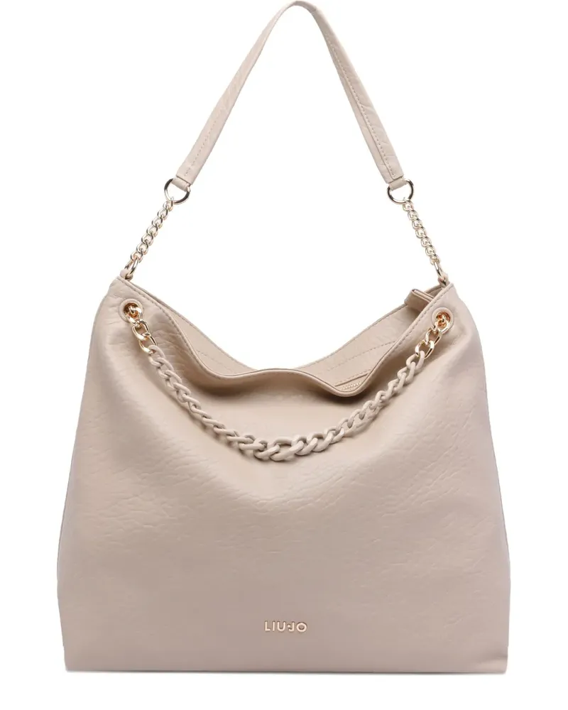 Liu Jo Tote Bag mit Kettenriemen - Nude Nude