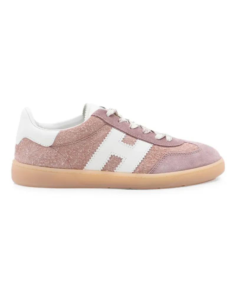 Hogan Cool Sneakers mit Logo-Patch - Rosa Rosa