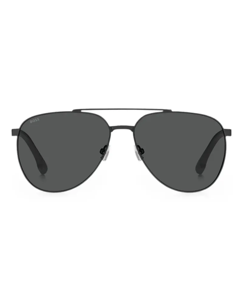 HUGO BOSS pilot-frame sunglasses - Schwarz Schwarz