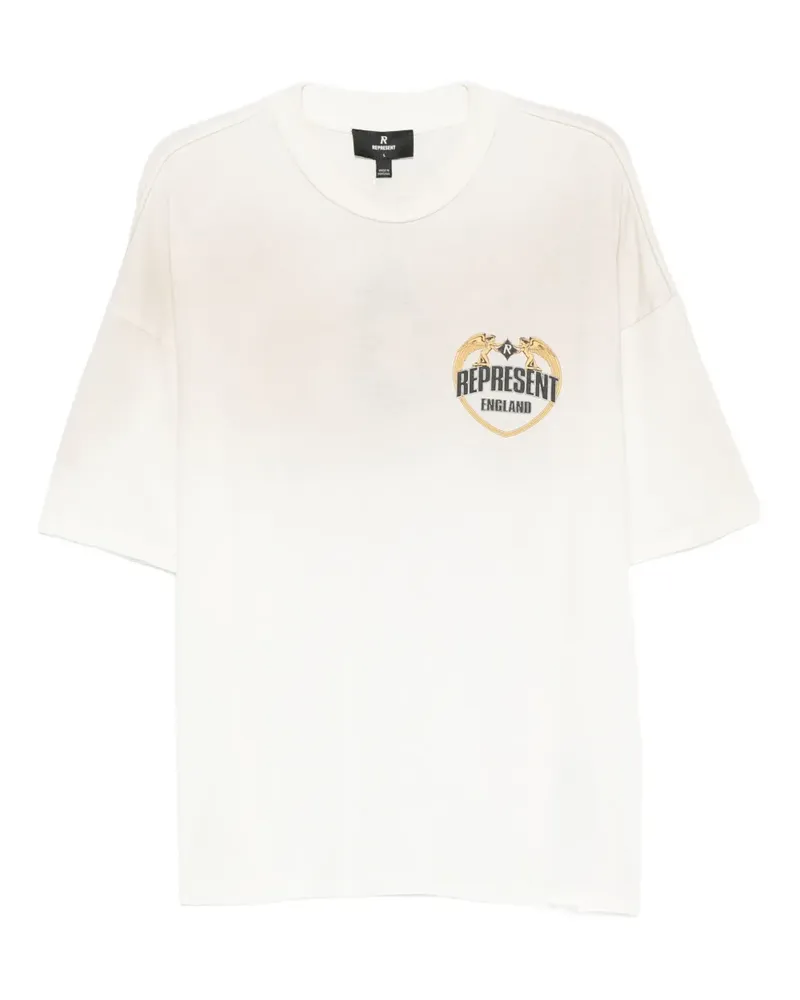 REPRESENT T-Shirt mit grafischem Print - Nude Nude