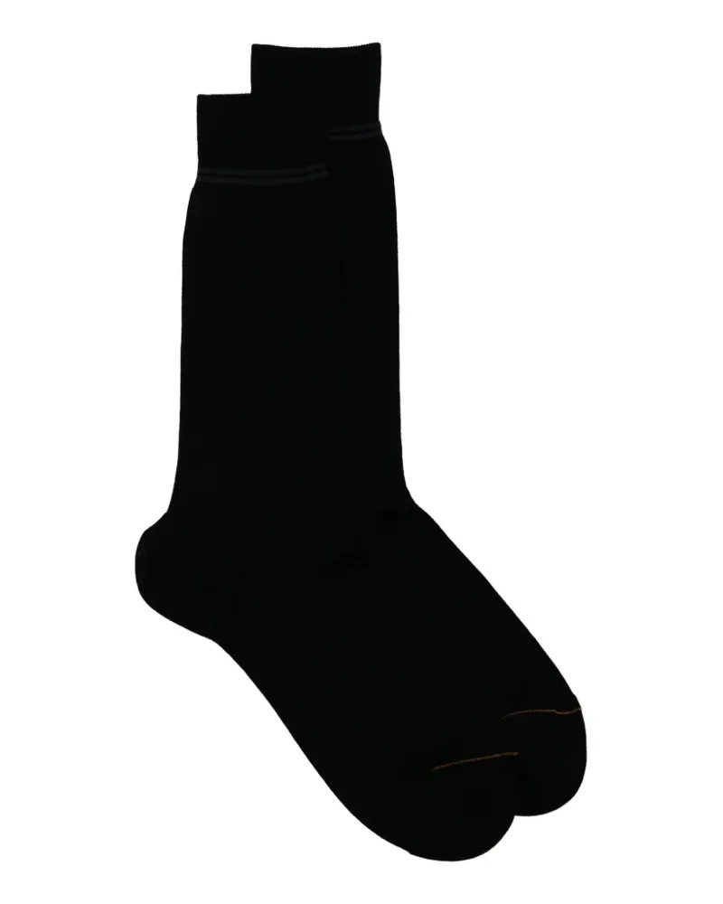 Ermenegildo Zegna mid-calf socks - Schwarz Schwarz