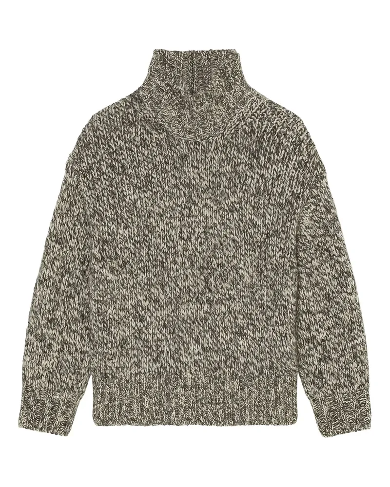Marc O'Polo Strukturierter Rollkragenpullover - Schwarz Schwarz