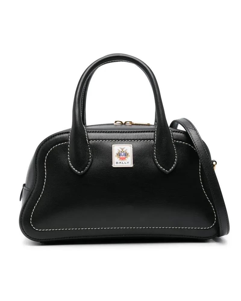 Bally Shopper mit Logo-Patch - Schwarz Schwarz