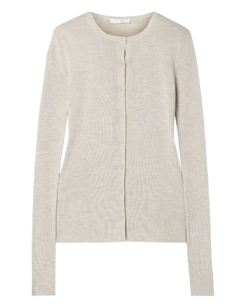 The Row Josette Cardigan mit Knöpfen - Nude Nude