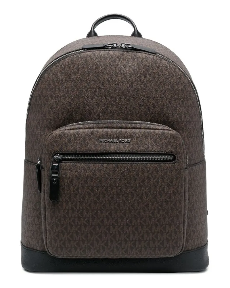 Michael Kors Hudson Rucksack mit Logo Braun