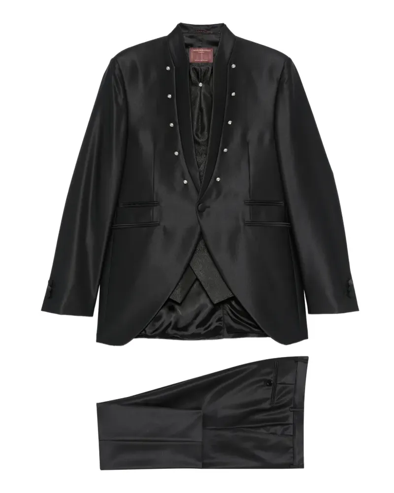 Carlo Pignatelli crystal-embellished suit (set of three) - Grau Grau