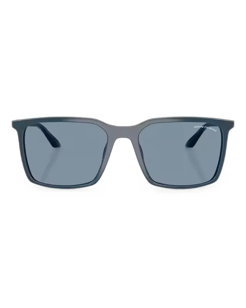 Armani Exchange Sonnenbrille mit eckigem Gestell - Grau Grau