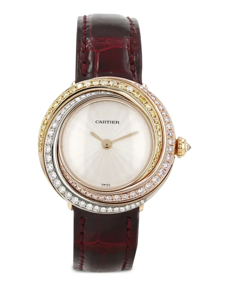 Cartier 2000s Trinity 3 Golds Armbanduhr mit Faltschließe 23mm - Rot Rot