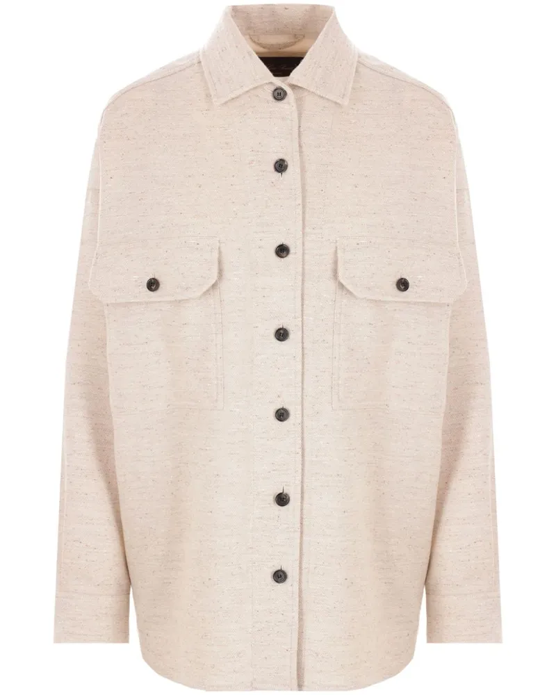 Loro Piana Jenna Hemdjacke - Nude Nude