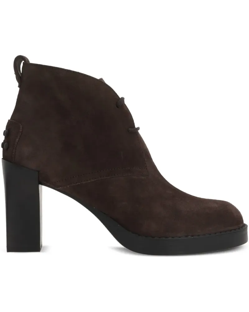 TOD'S Chukkah Schnürstiefel 80mm - Braun Braun