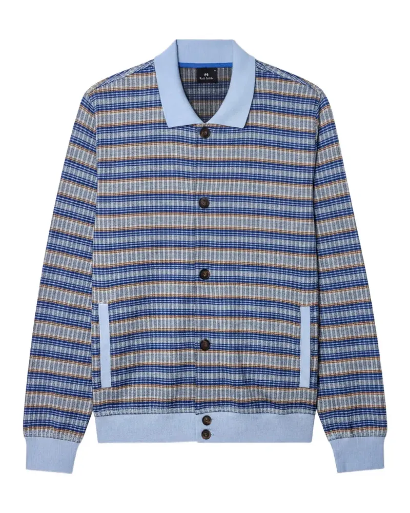 Paul Smith striped button-up cardigan - Blau Blau