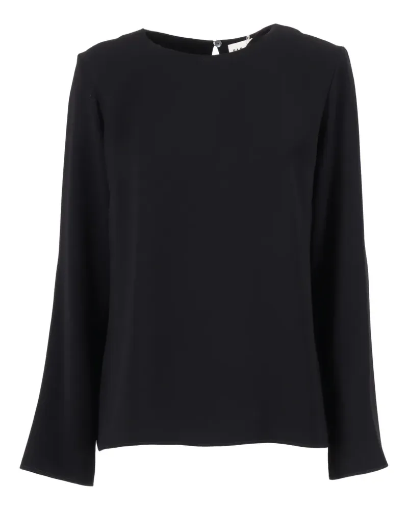P.A.R.O.S.H. P.A.R.O H. Bluse mit Glockenärmeln - Schwarz Schwarz