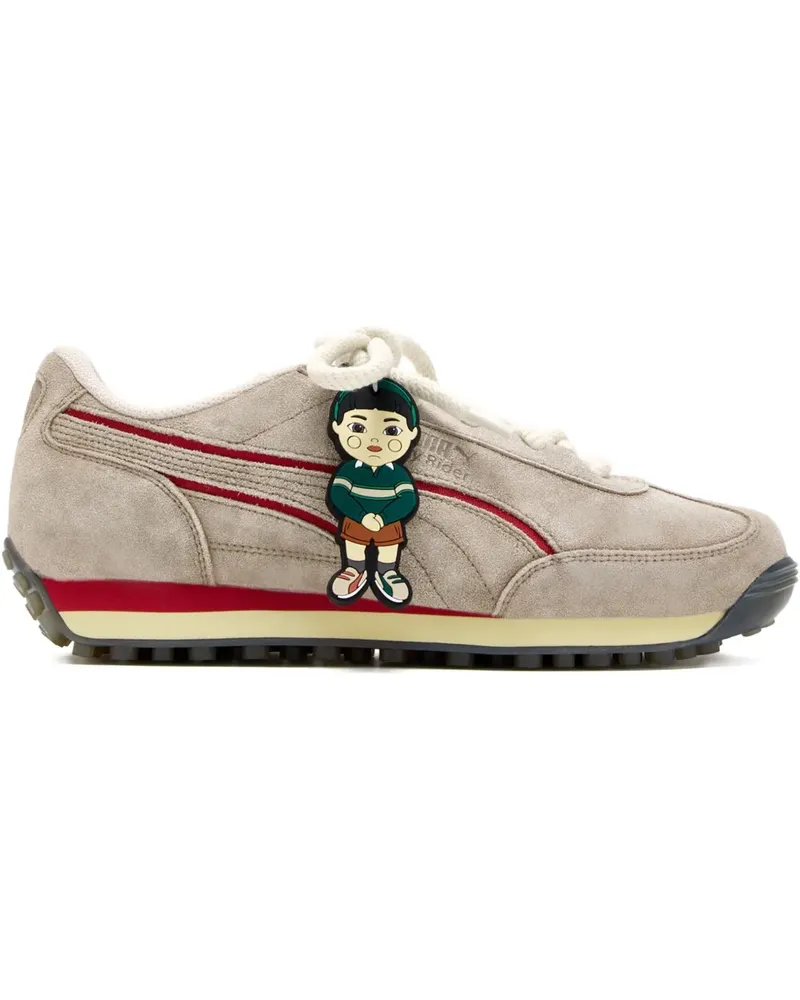 Puma Easy Rider "Squid Game - Alpine Snow / Dark Myrtle" - Grau Grau