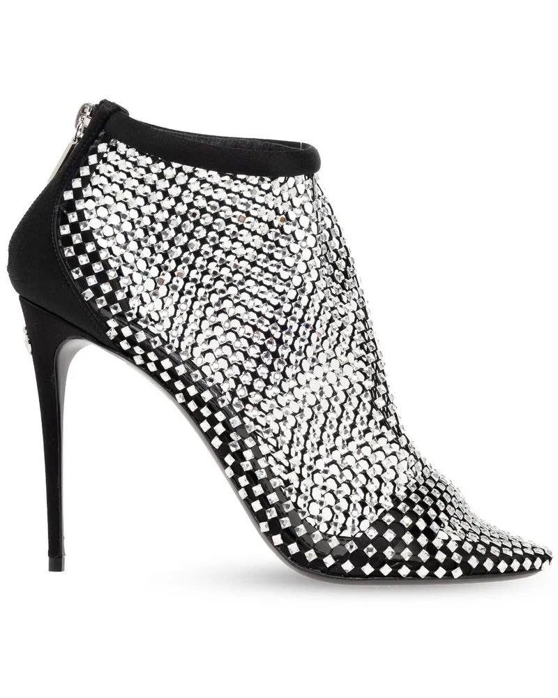 Dolce & Gabbana Pumps mit Mesh-Einsätzen 110mm - Silber Silber