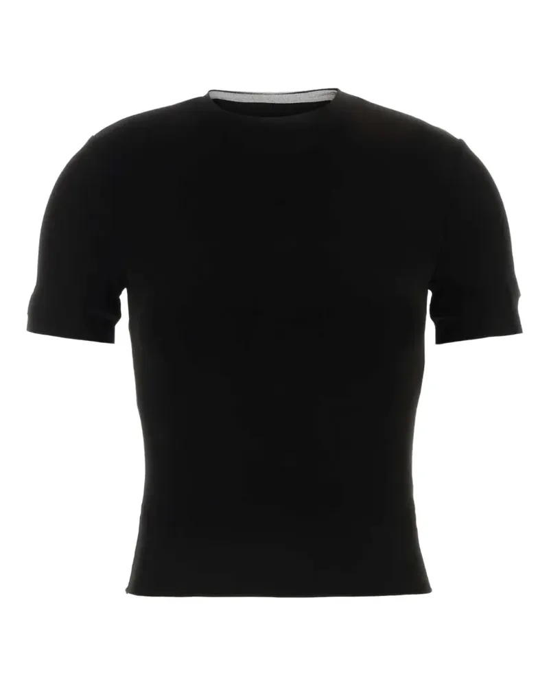 Maison Margiela T-Shirt mit rundem Ausschnitt - Schwarz Schwarz