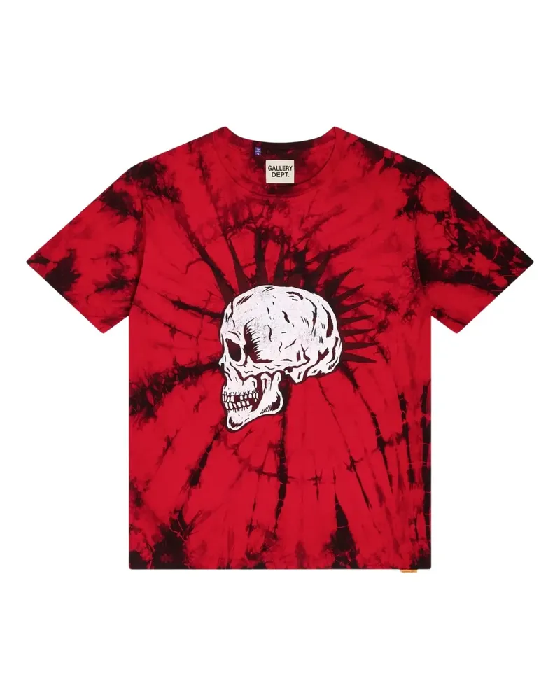 GALLERY DEPT. T-Shirt mit Batikmuster - Rot Rot