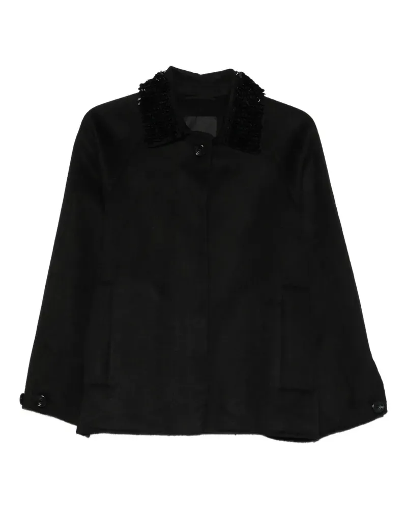 Liu Jo Jacke mit verziertem Kragen - Schwarz Schwarz