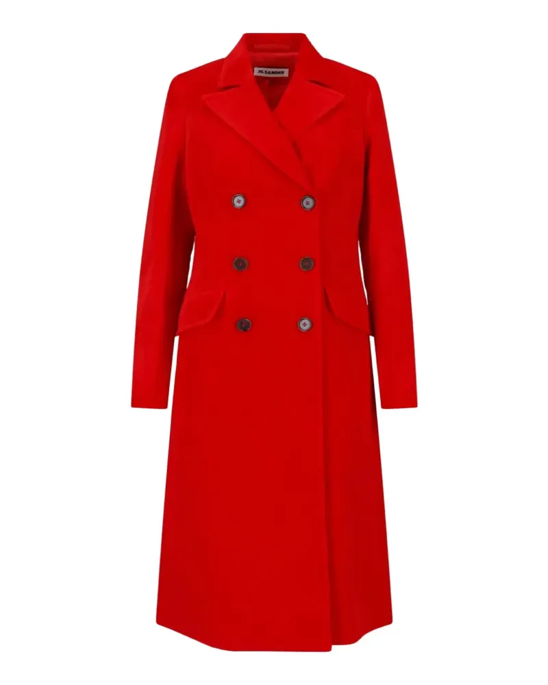 Jil Sander double-breasted coat - Rot Rot