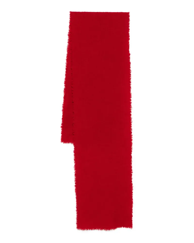 Faliero Sarti Schal mit Fransen - Rot Rot