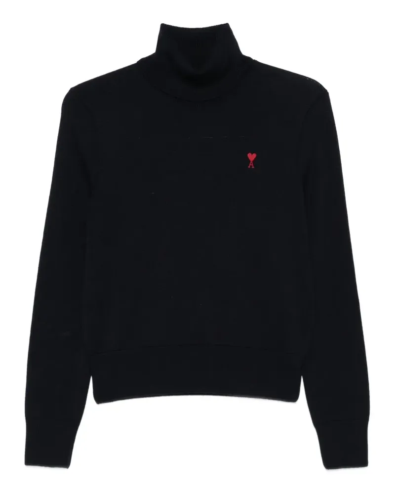 AMI Paris Ami de Coeur Rollkragenpullover - Blau Blau