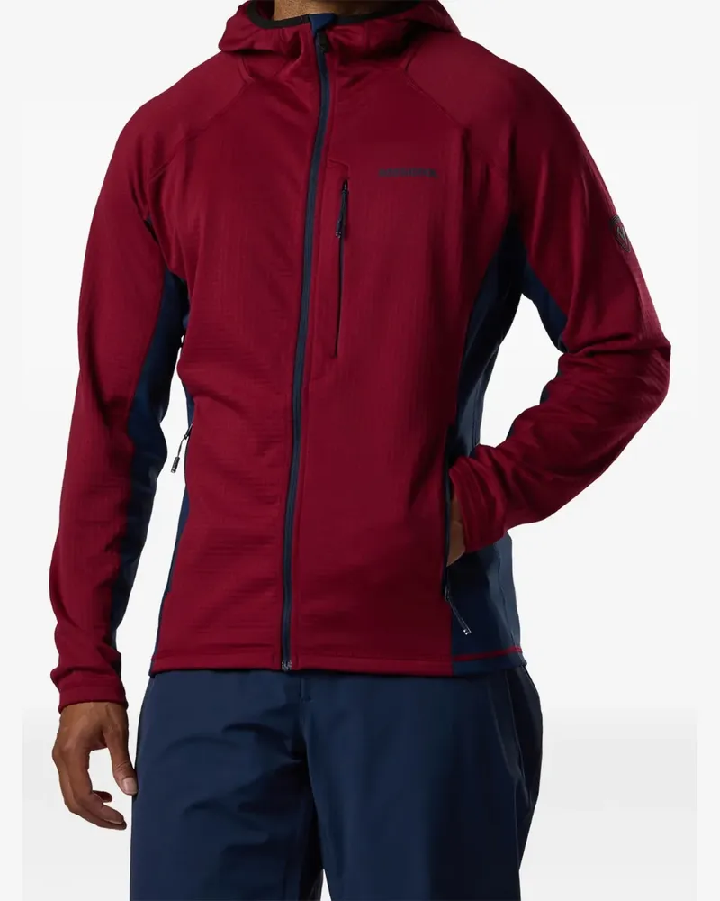 Rossignol Blackside Fleece-Kapuzenjacke - Rot Rot