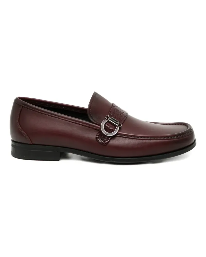 Ferragamo Loafer mit Gancini-Detail - Rot Rot