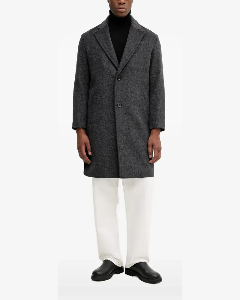 Guess Einreihiger Mantel - Grau Grau