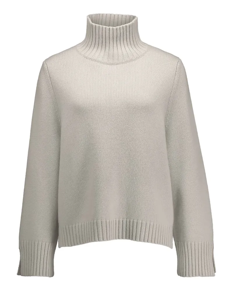 ALLUDE Pullover mit Rollkragen - Weiß Weiß
