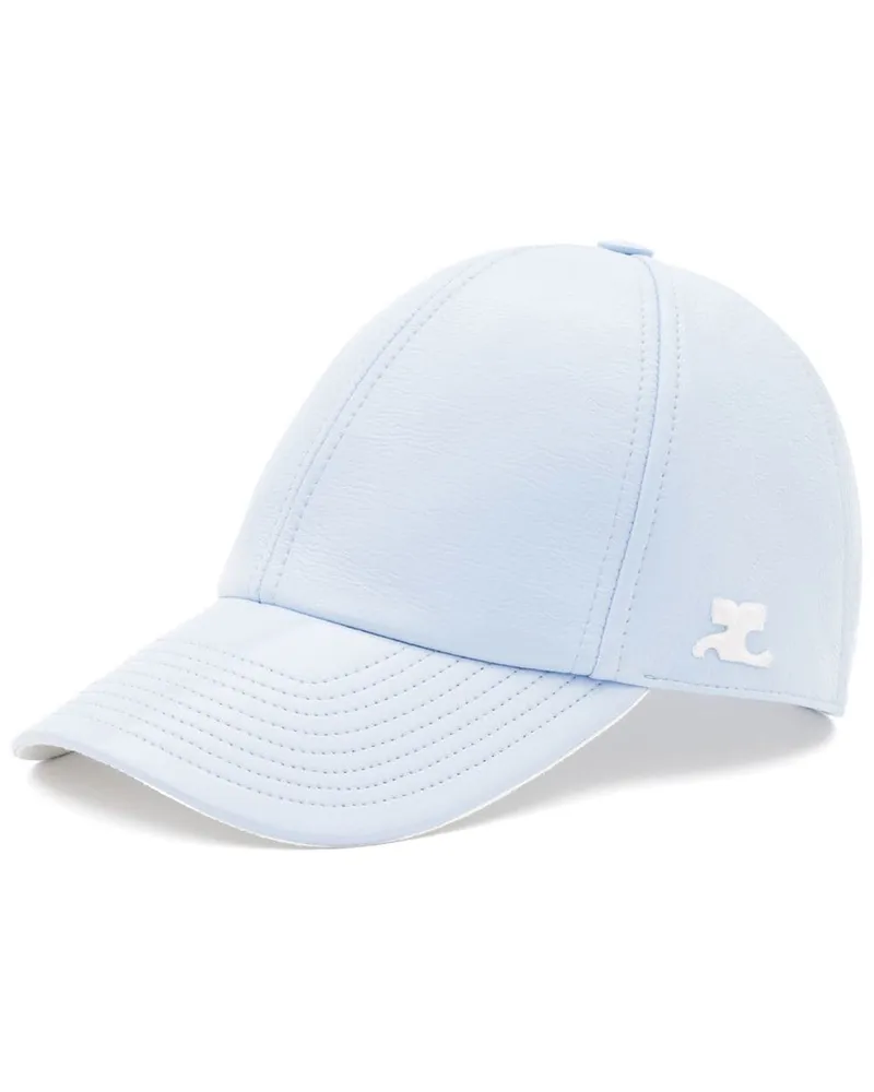 Courrèges Baseballkappe mit Logo-Patch - Blau Blau