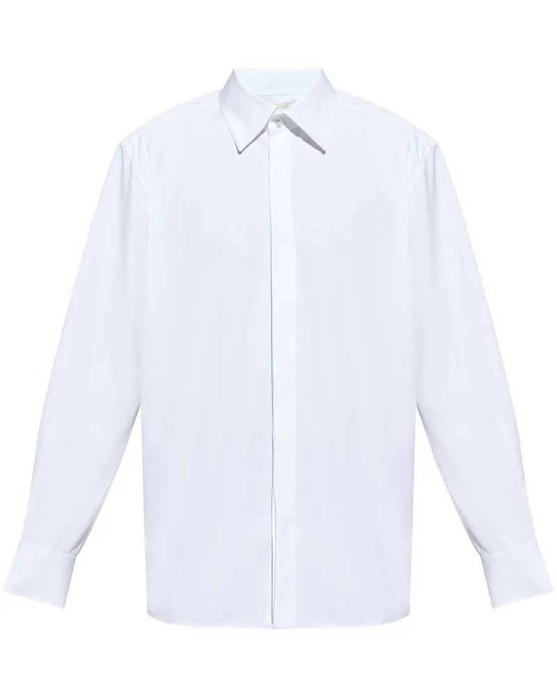 Saint Laurent Popeline-Hemd - Weiß Weiß