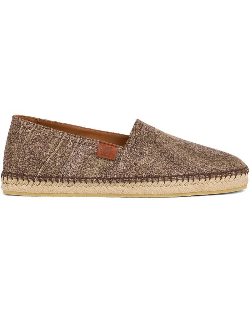 Etro arnica jacquard espadrilles - Braun Braun