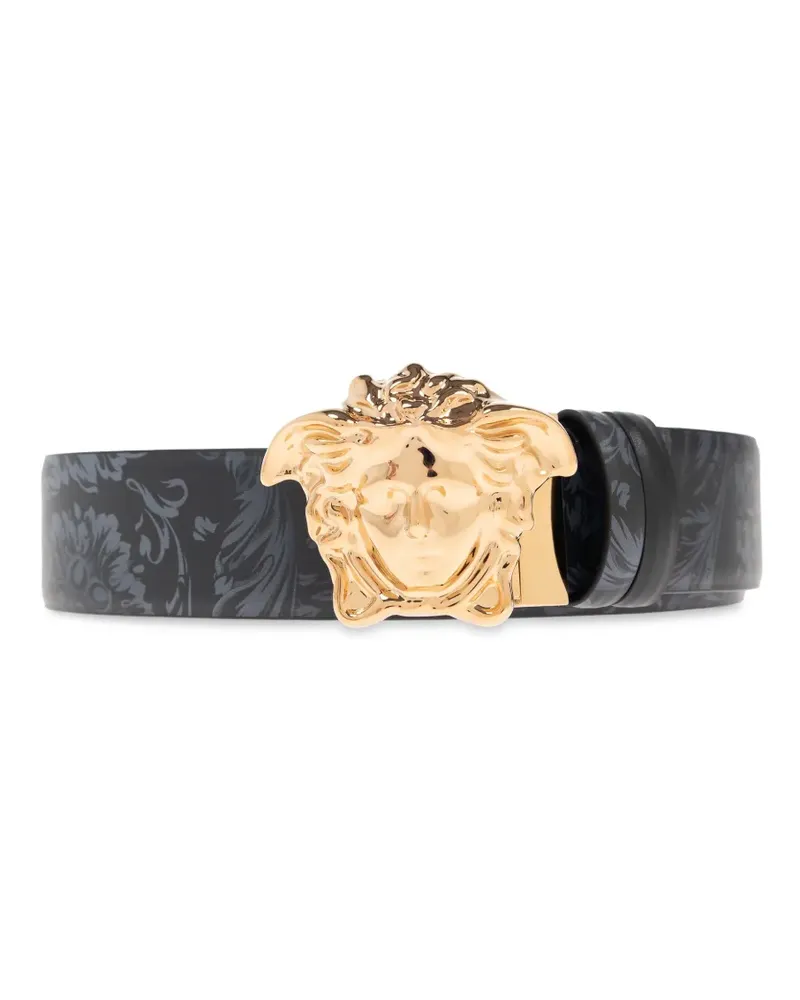 Versace Gürtel mit Medusa-Schnalle - Schwarz Schwarz