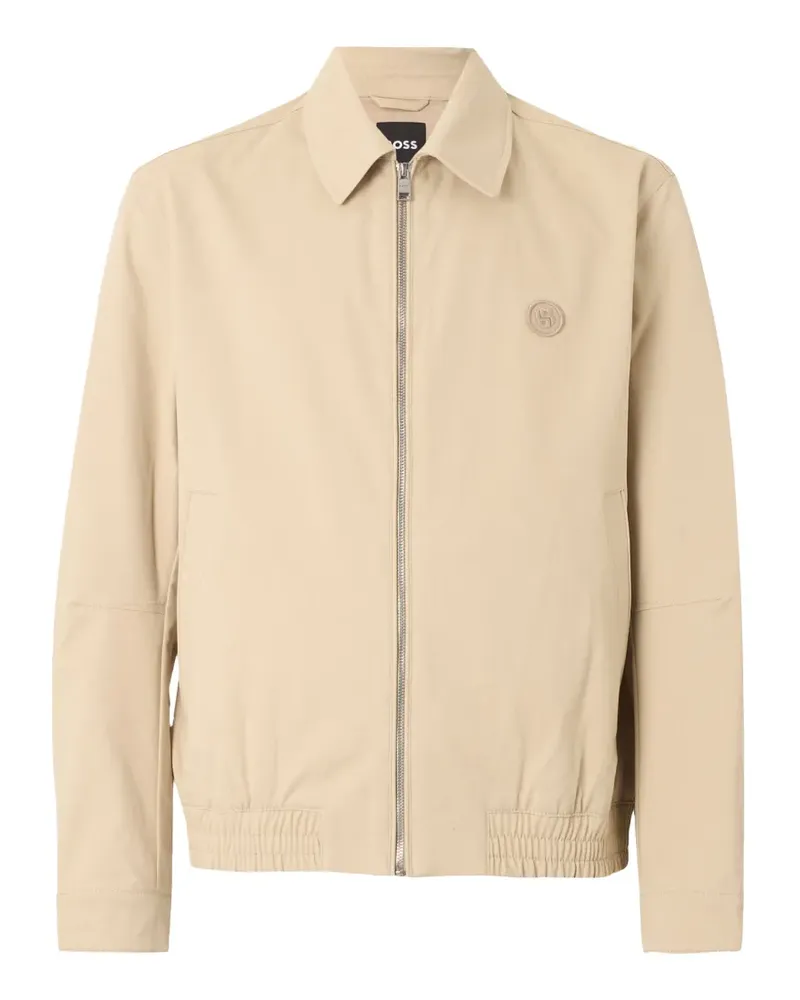 HUGO BOSS Hemdjacke mit Reißverschluss - Nude Nude