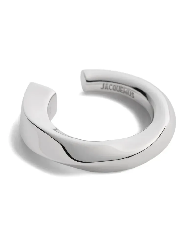 Jacquemus Ring mit Logo-Gravur - Silber Silber