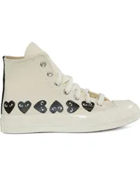 Comme des Garçons x Converse Play High-Top-Sneakers Nude