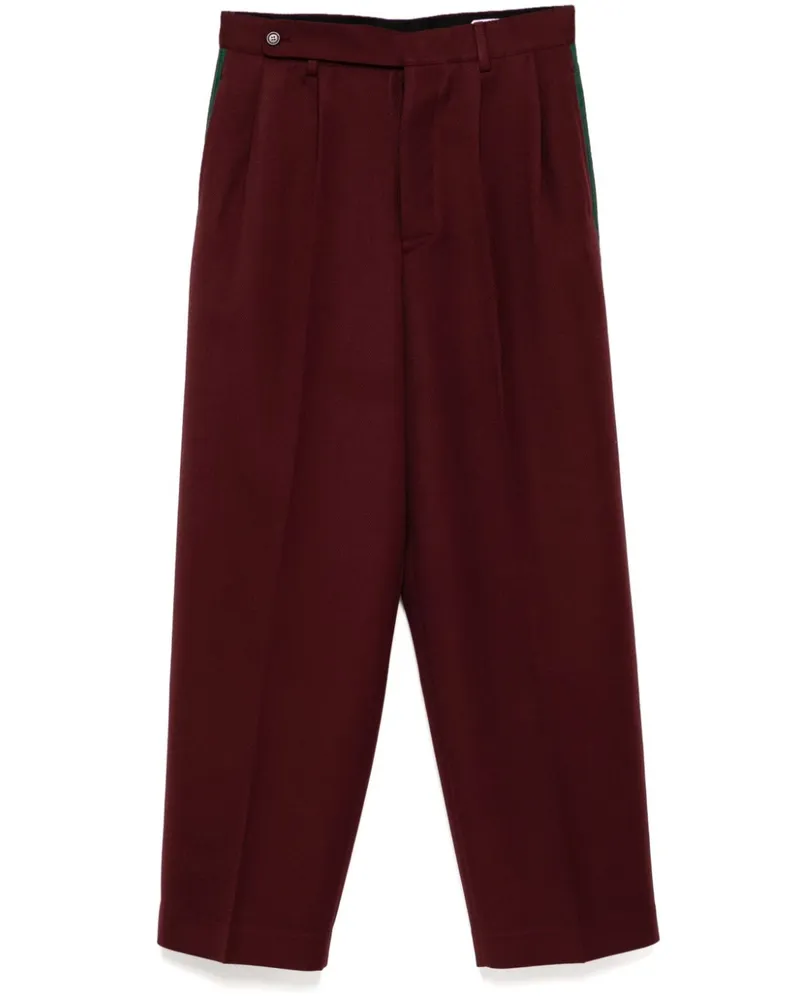 BODE Riding Twill-Hose mit Flechtdetail - Violett Violett