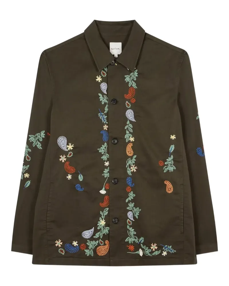 Paul Smith Hemd mit Stickerei - Grün Grün