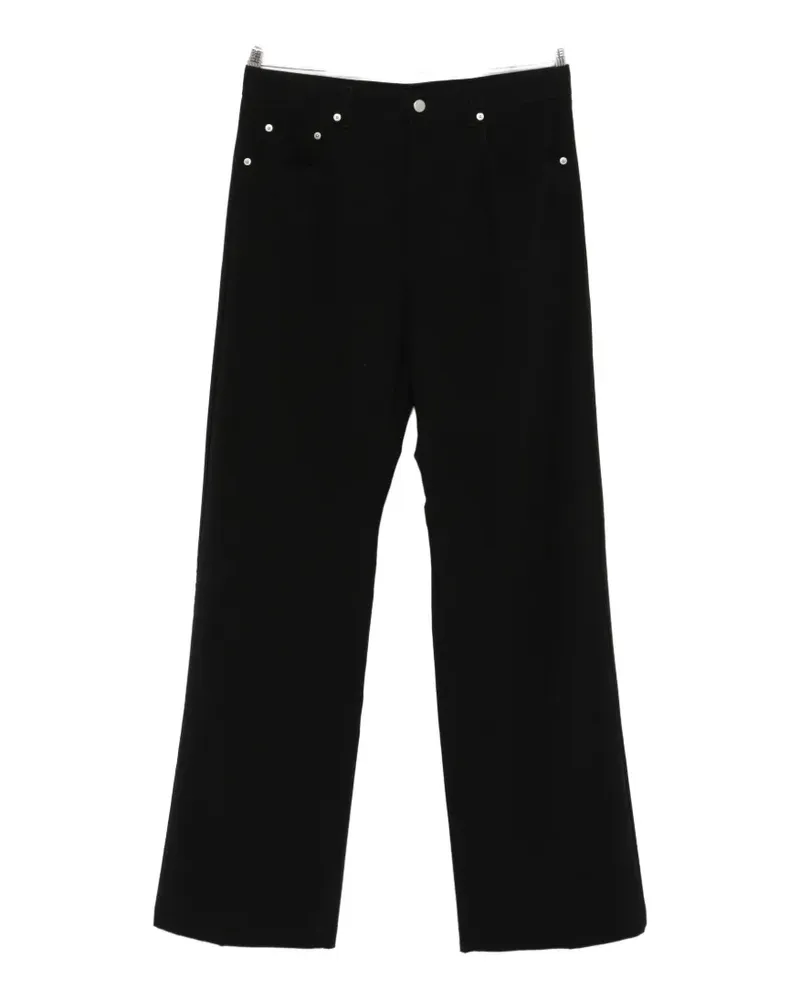 Rick Owens Geth button-fastening trousers - Schwarz Schwarz