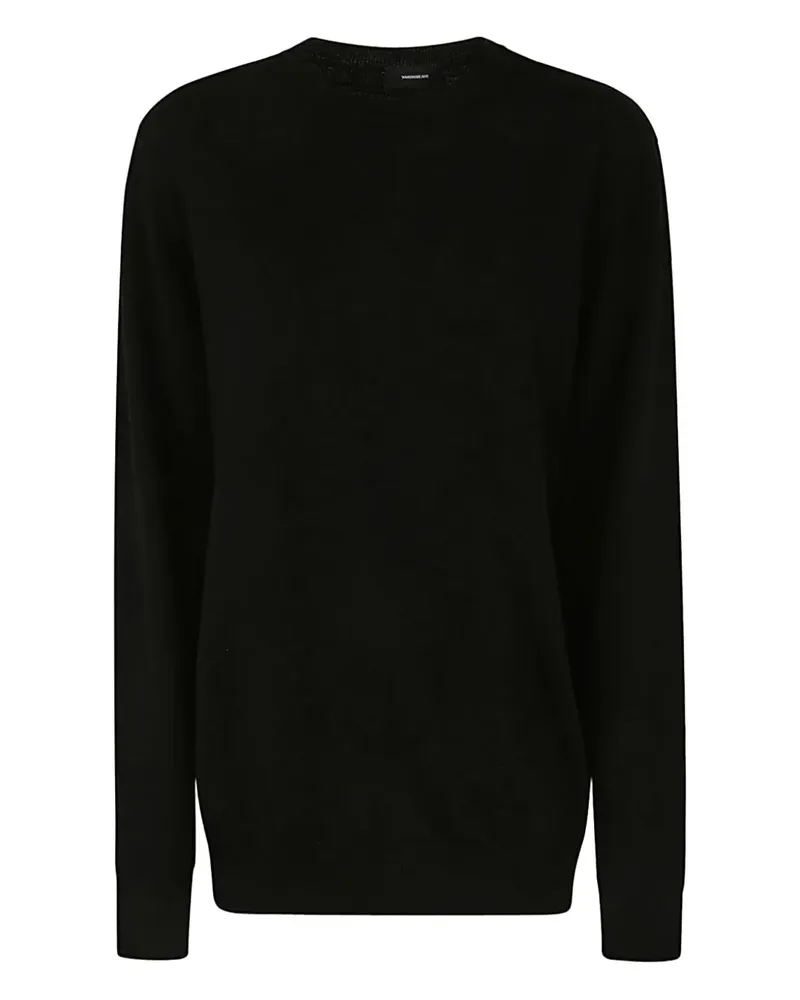 WARDROBE.NYC Pullover mit rundem Ausschnitt - Schwarz Schwarz