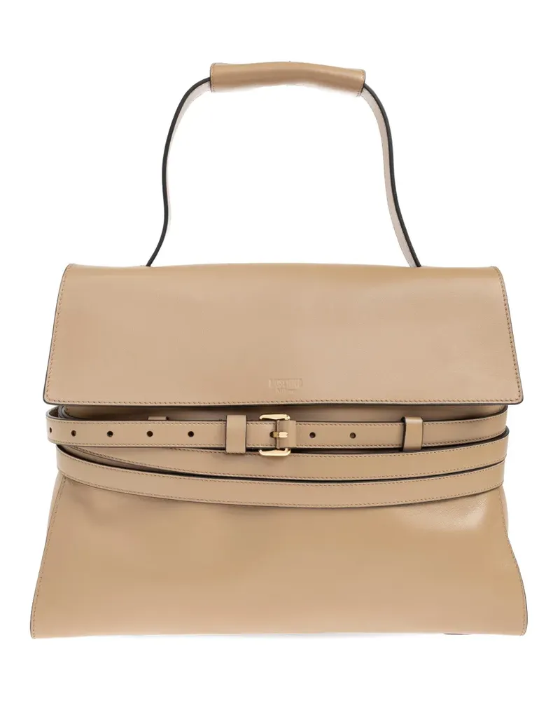 Moschino Tie Me Tote Bag - Nude Nude
