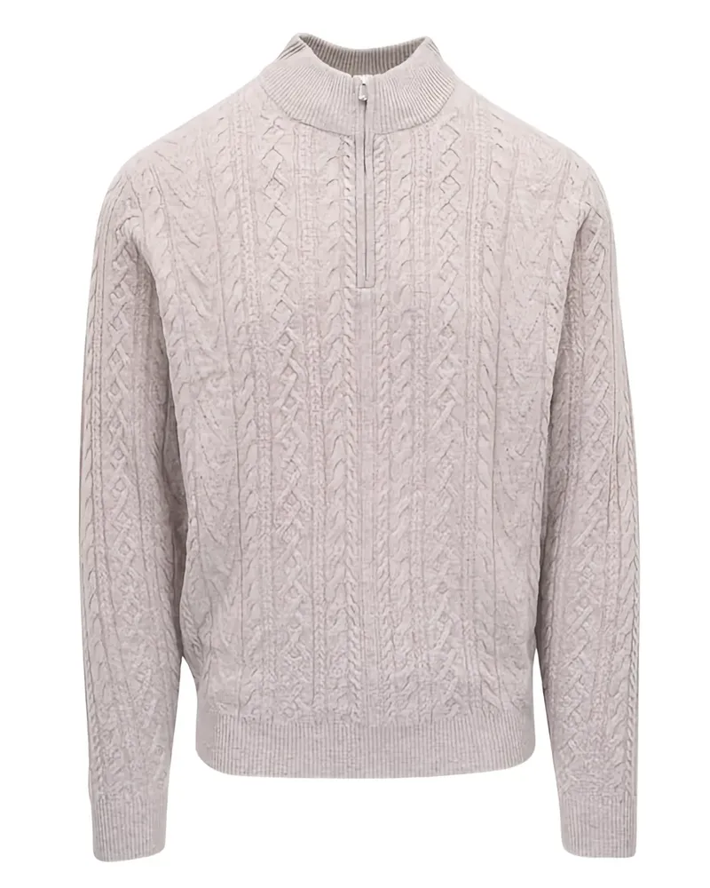 Peter Millar Pullover mit Zopfmuster - Nude Nude