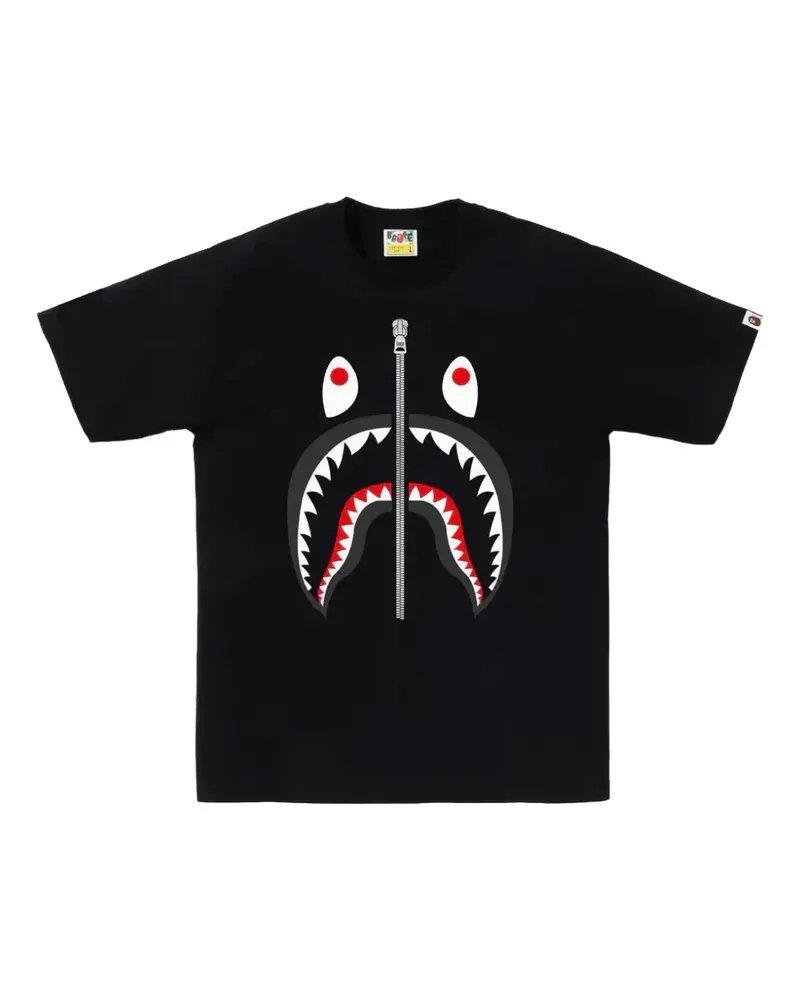 BAPE Shark print T-shirt - Schwarz Schwarz